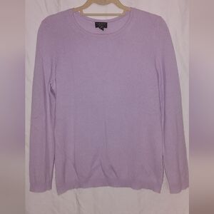 Charter Club Light Purple Crew Neck Sweater